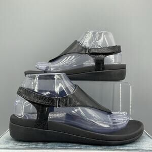 NEW Utenag Women’s Arch Support Sandals Black Size 6